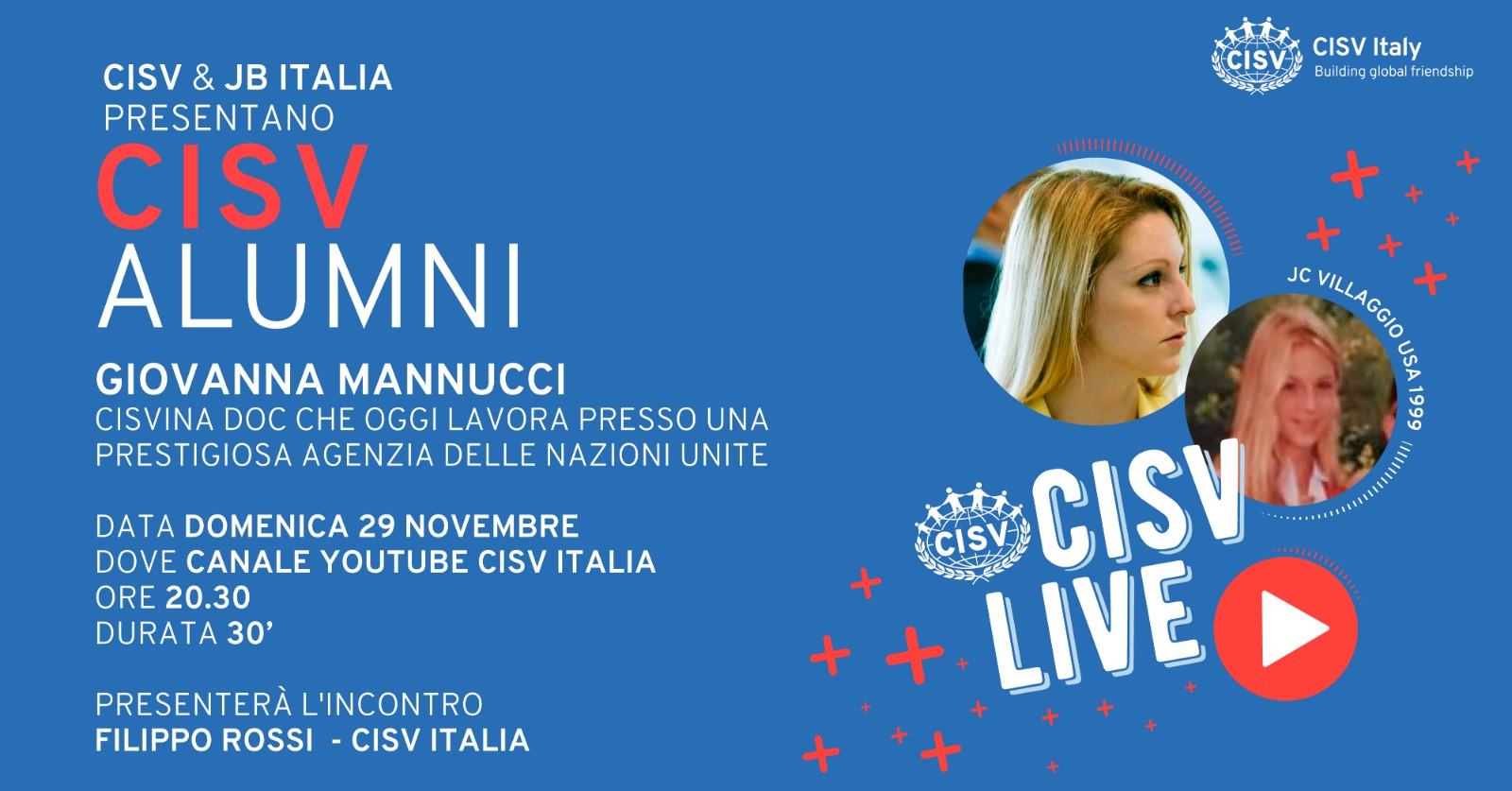 CISV LIVE ALUMNI CON GIOVANNA MANNUCCI WFP