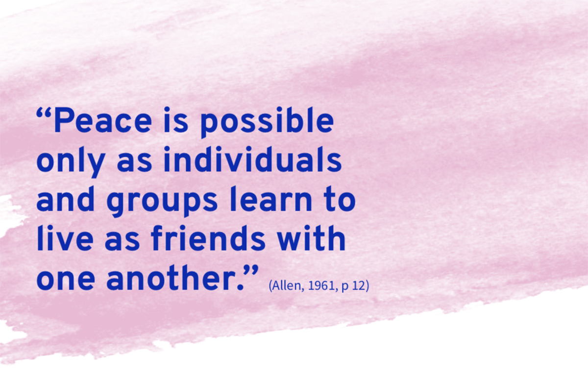 Pace. peace is possible by Doris Allen