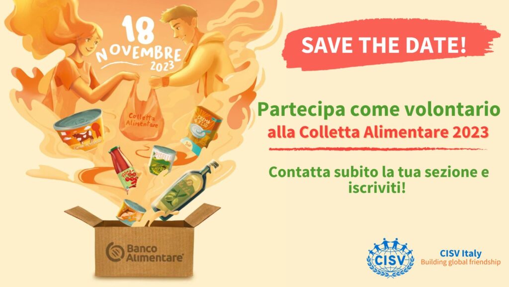 CISV sostiene la Giornata Nazionale della Colletta Alimentare 2023